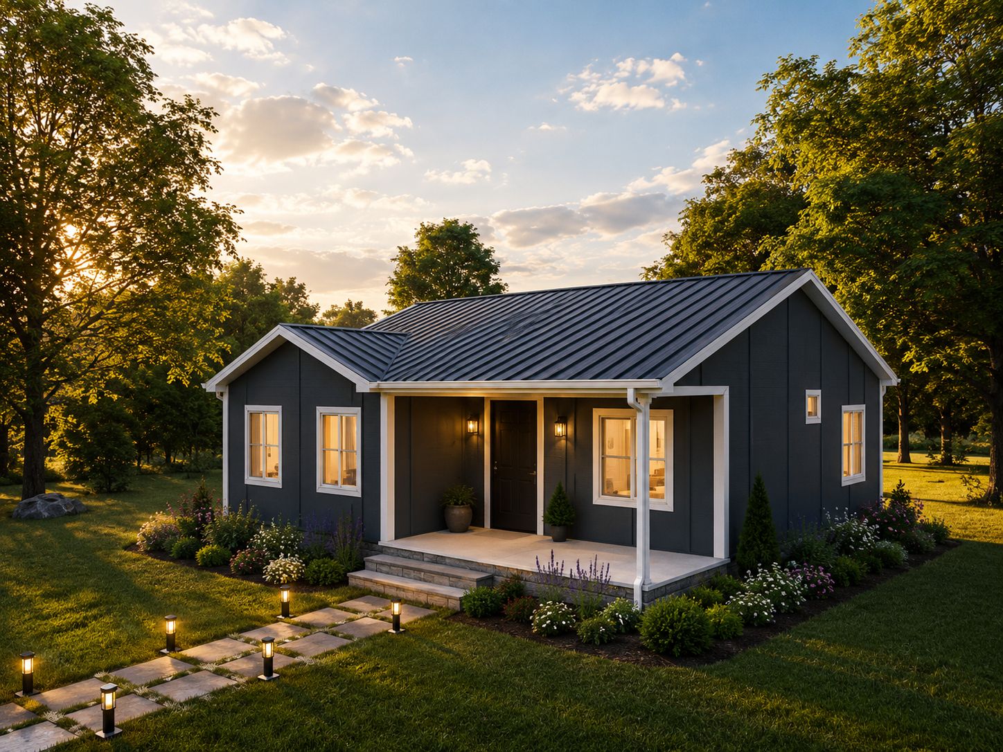 102m² Tek Katlı Prefabrik Ev